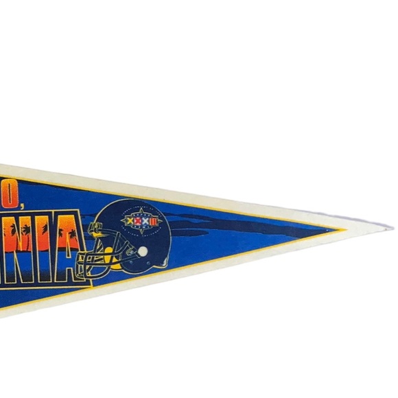 Super Bowl XXXII San Diego Flag 1998 Denver Broncos Vs Packers - Picture 3 of 3